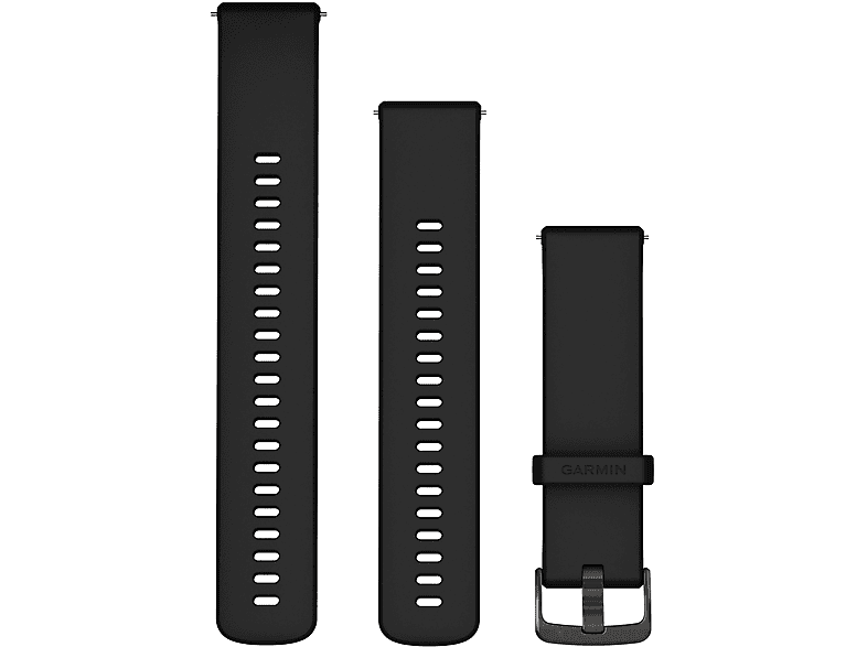 CINTURINO SMARTWATCH GARMIN sgancio rapido (22 mm) Nero, Silicone