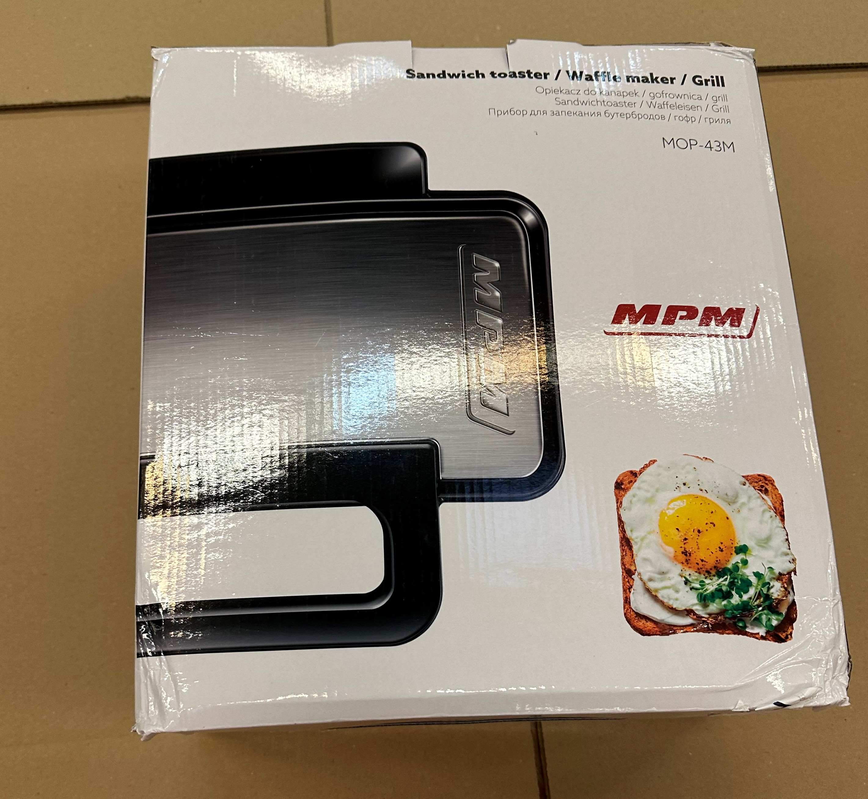 OUTLET - Opiekacz MPM MOP-43M 3 w 1