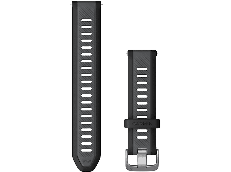 CINTURINO SMARTWATCH GARMIN sgancio rapido (20 mm) Nero, Silicone