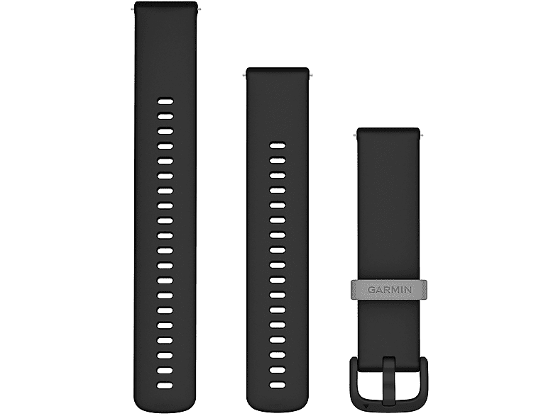CINTURINO SMARTWATCH GARMIN sgancio rapido (20 mm) Nero, Silicone