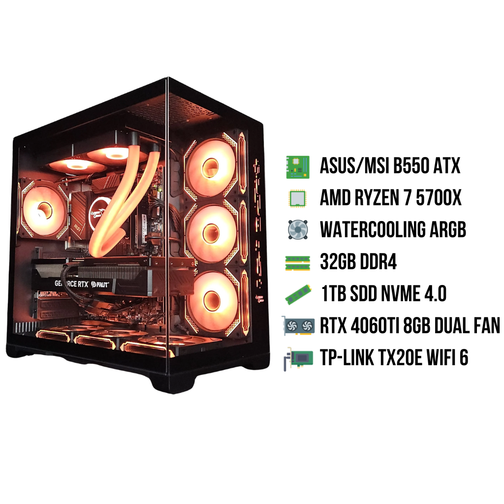 EXTREMEGAMER X EDT LVL 2 | AMD Ryzen 7 5700X - 32 GB - 1 TB