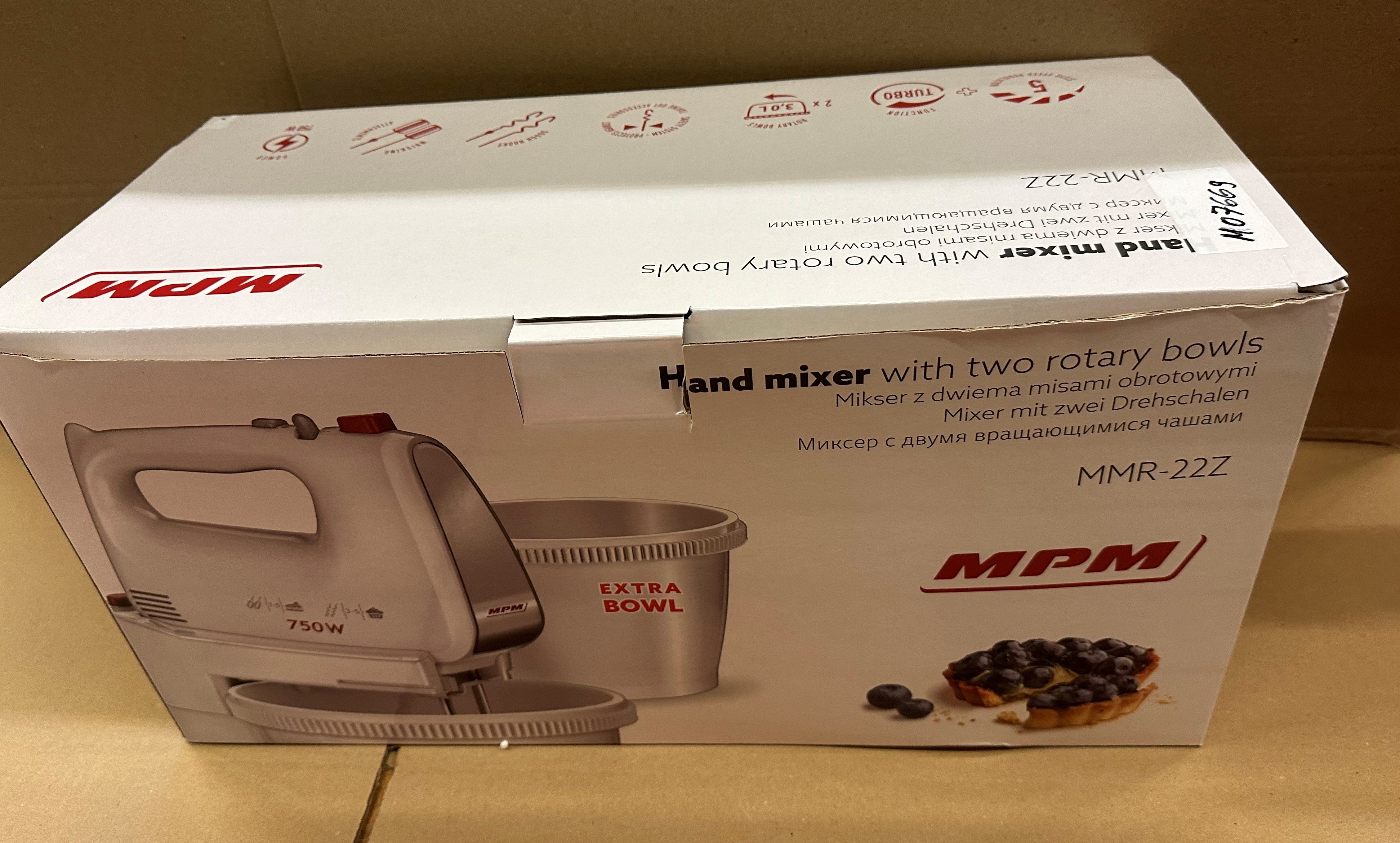 OUTLET - Mikser z misą MPM MMR-22Z