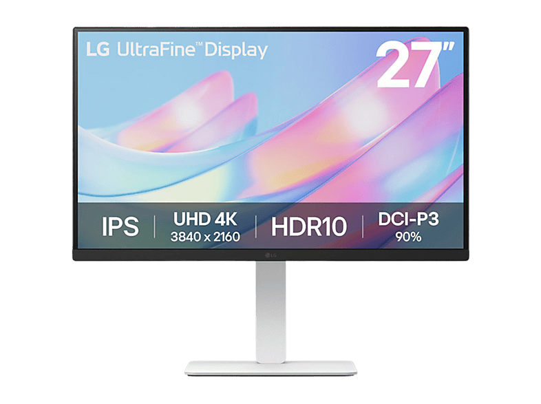 LG UltraFine 27US550-W.AEU - 27 inch - 3840 x 2160 (Ultra HD 4K) - IPS-paneel - in hoogte verstelbaar