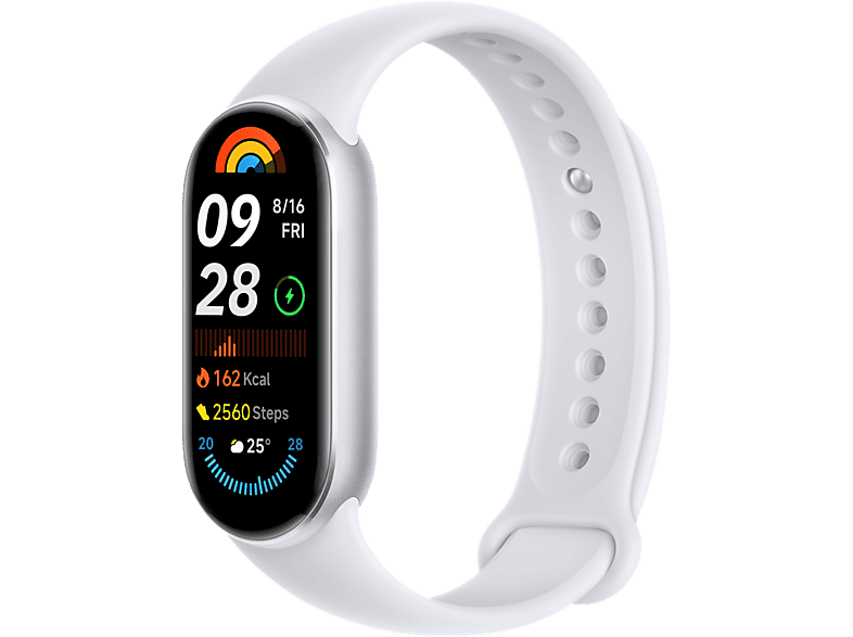 XIAOMI Smart Band 9 okoskarkötő, ezüst (BHR8340GL)