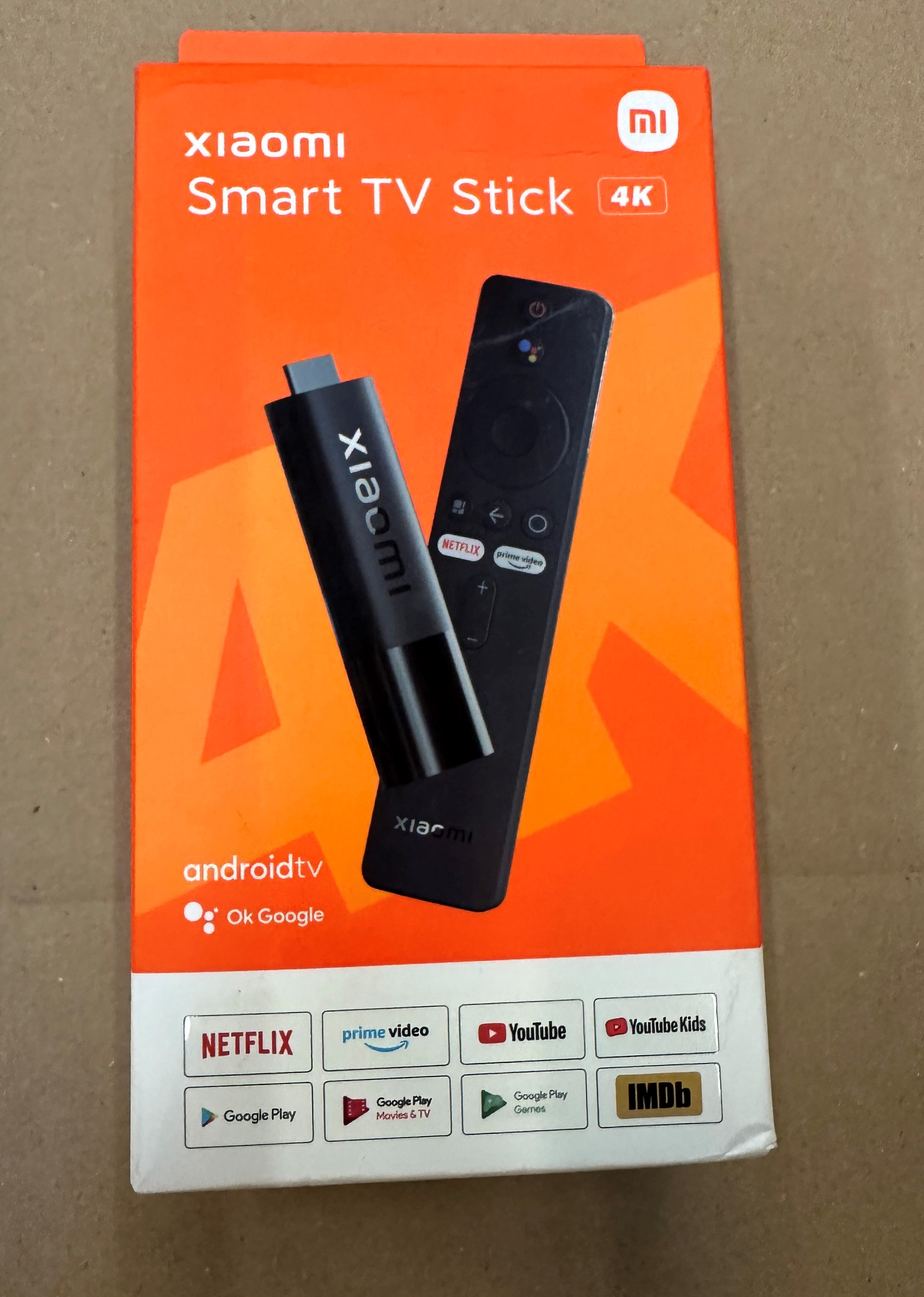 OUTLET - Odtwarzacz multimedialny Android TV XIAOMI Mi TV Stick 4K (MDZ-27-AA)
