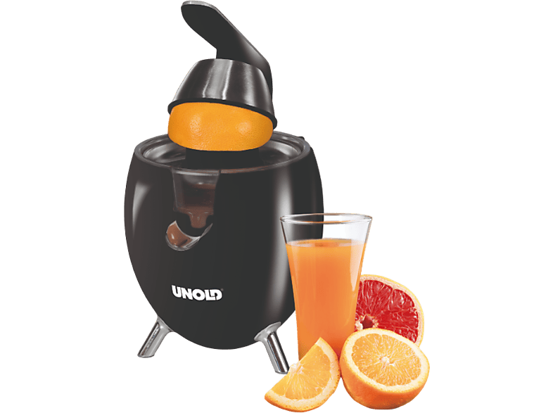 Unold 78135 Power Juicy Zitruspresse 300 Watt, Schwarz