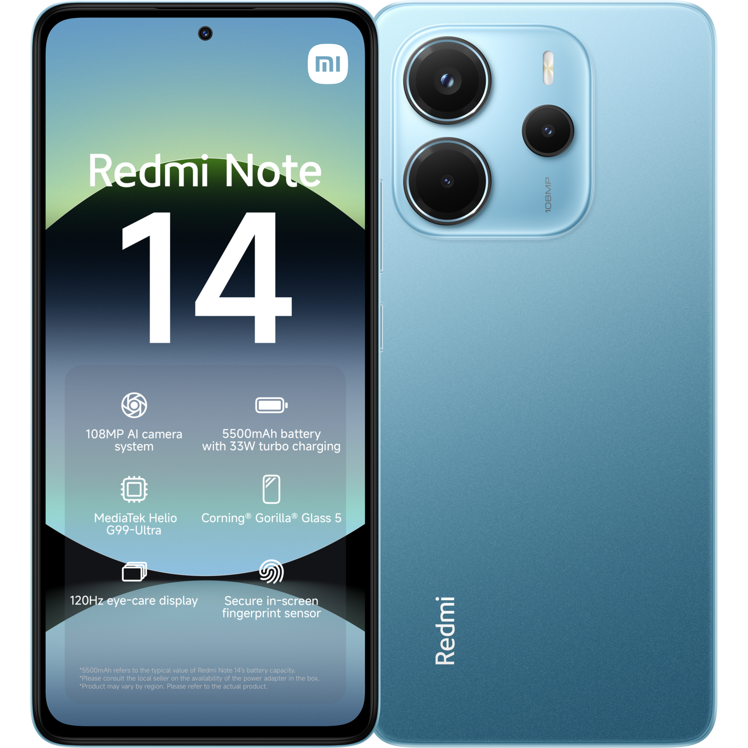 スマートフォン本体 Redmi Note 14 8GB/256GB Lime Green Xiaomi Redmi Note 14 4G Green (8GB / 256GB) - Mobile phone