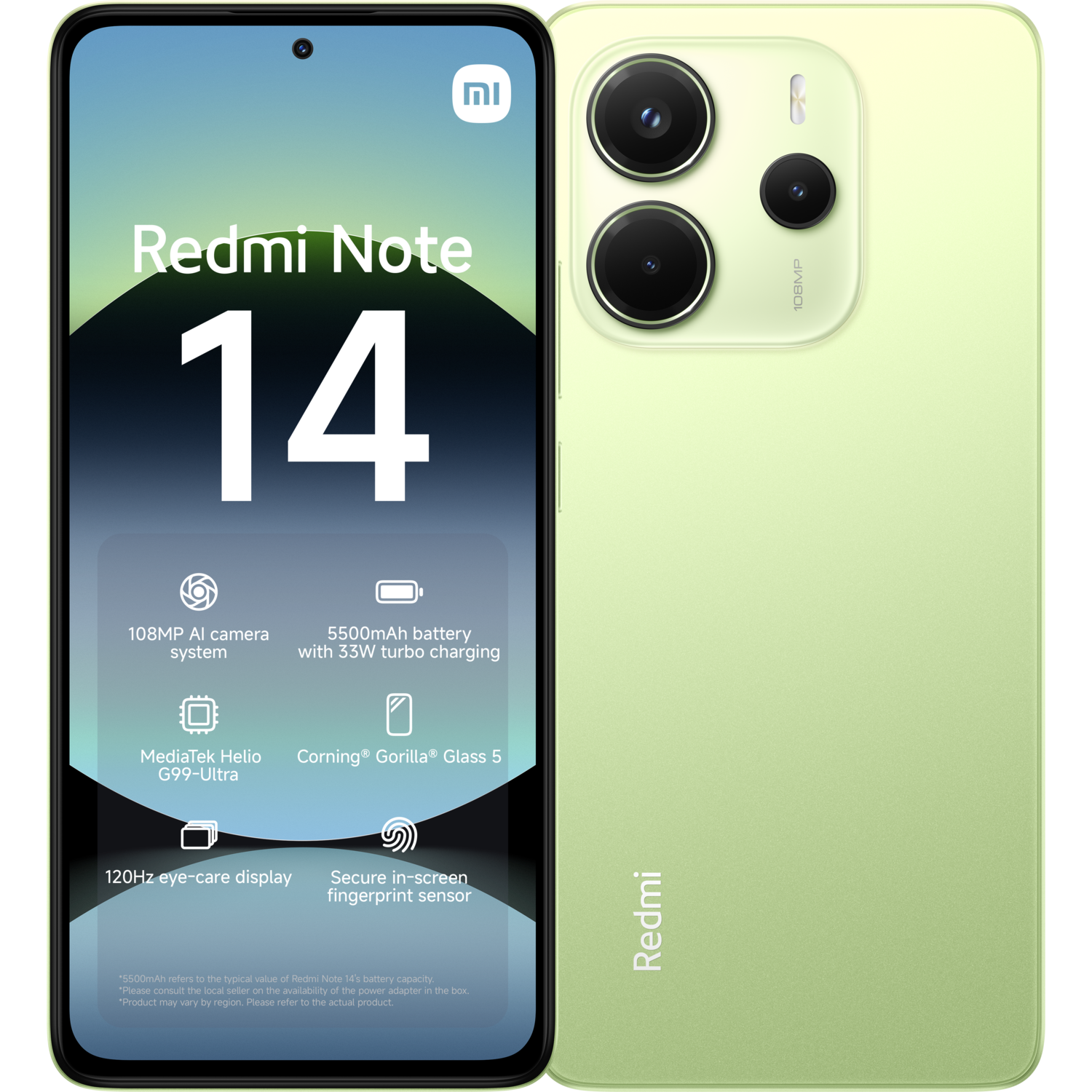 Xiaomi Redmi Note 14 - 4g 256gb Lime Groen 256 Gb