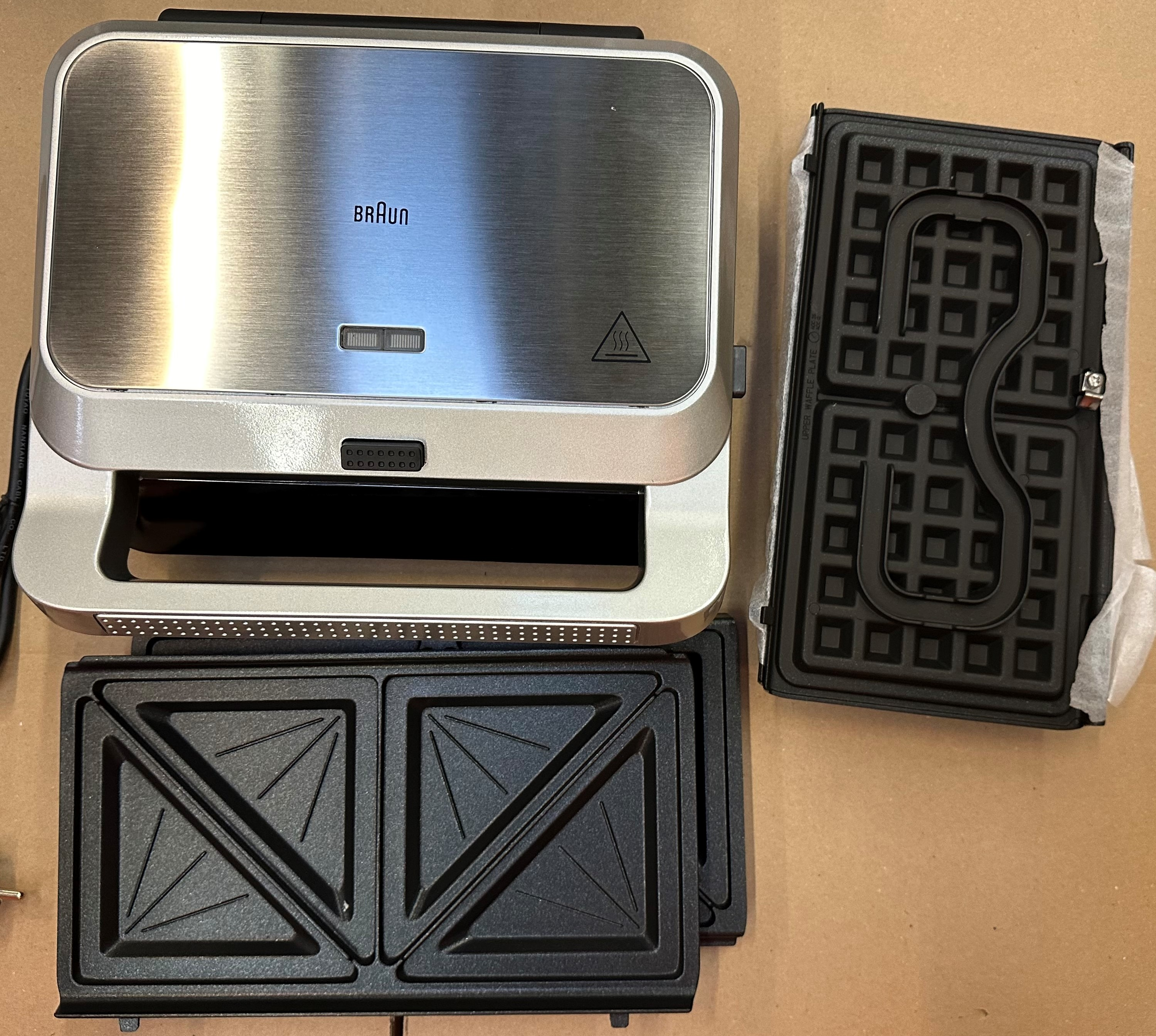 OUTLET - Opiekacz 3 w 1 BRAUN SM5038 SnackMaker 5