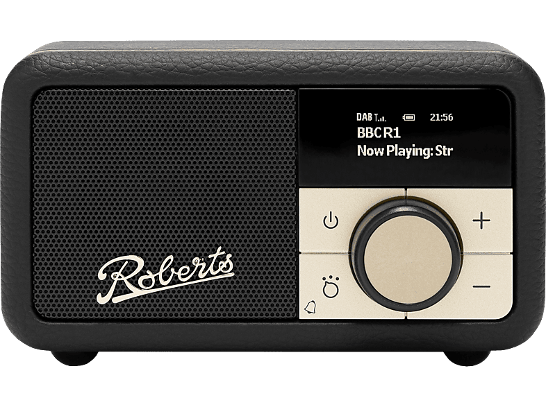 ROBERTS Revival Petite 2 DAB+ Radio, Digial, DAB, DAB+, FM, Bluetooth, Black