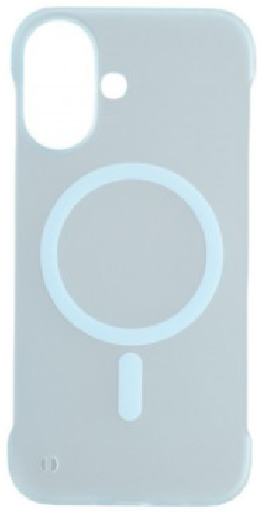 CASE AND PRO iPhone 16 mágneses slim tok, kék (MAGSL-IPH16-BL)