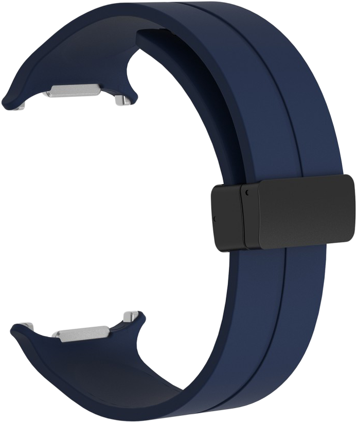 CELLECT Galaxy Watch7 Ultra mágneses szilikon óraszíj, 24mm, sötétkék (STRAP-WATCH7U-BL)