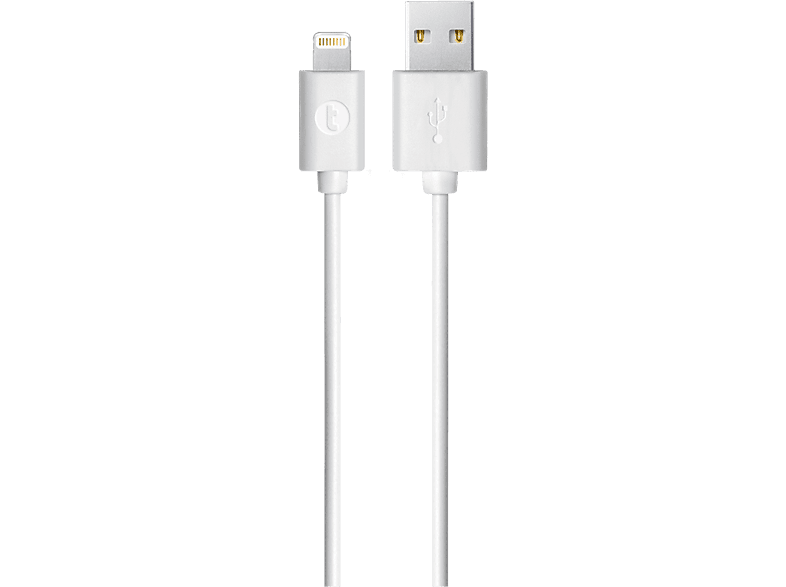 TTEC Taks USB-A - Lightning Şarj Kablosu Beyaz