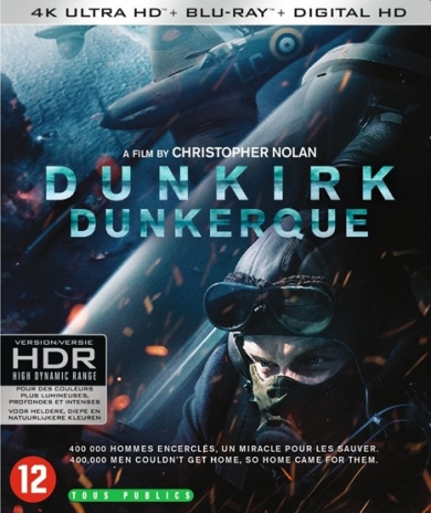 Warner Bros. Entertainment Ned Dunkirk 4k Ultra Hd Blu-ray afbeelding