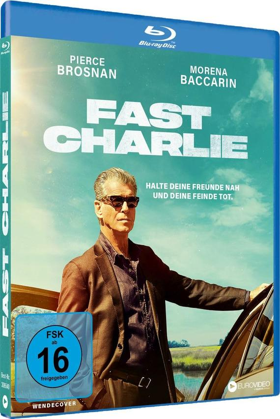 Filmcover von 'Fast Charlie' mit Pierce Brosnan.