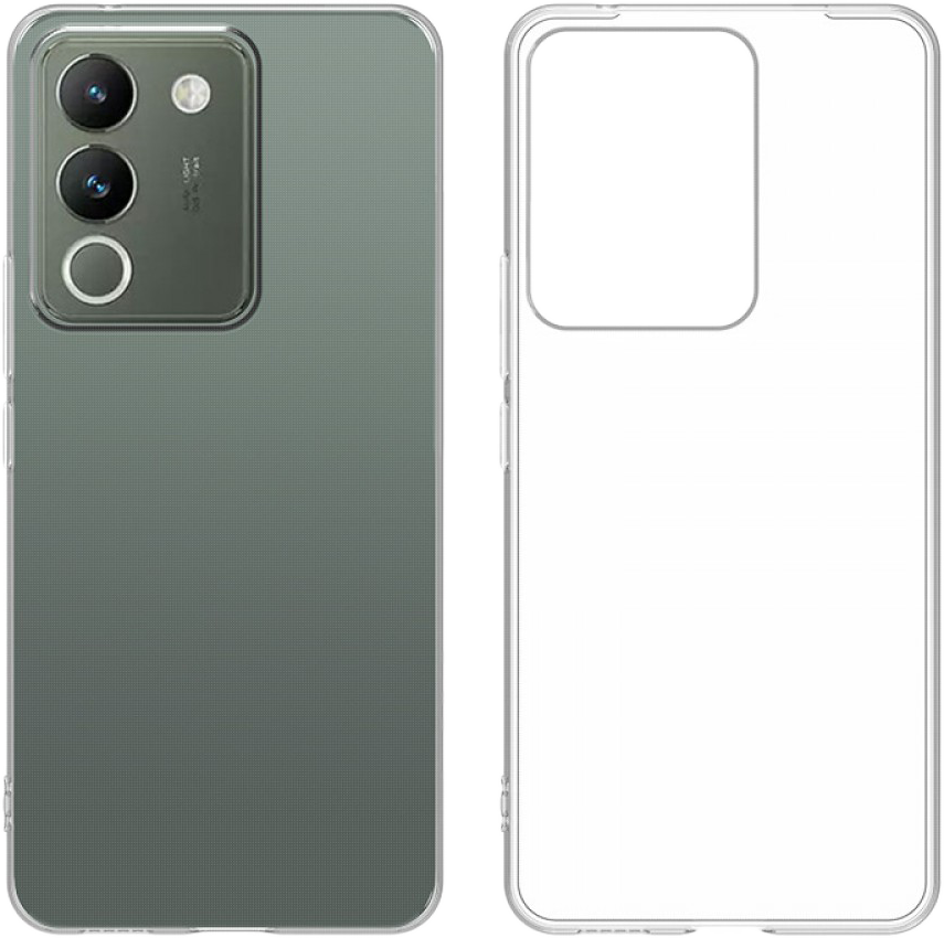 CASE AND PRO Vivo V40 SE 5G, vékony szilikon hátlap, átlátszó (TPU-VIVO-V40SE-TP)