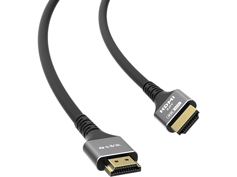 S-LINK SLX-HD4K03 19+1 HDMI to HDMI 3m Metal v2.0 4K (4096x2160) 60Hz Kablo