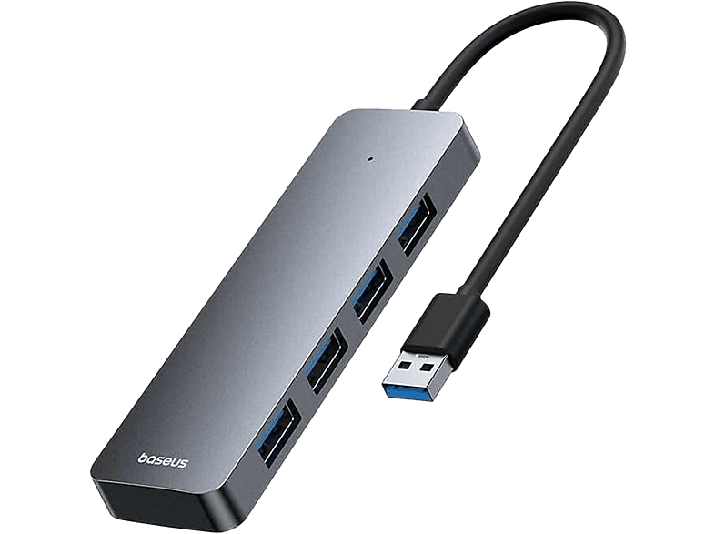 BASEUS UltraJoy Seri 4-Port HUB Uzay Grisi