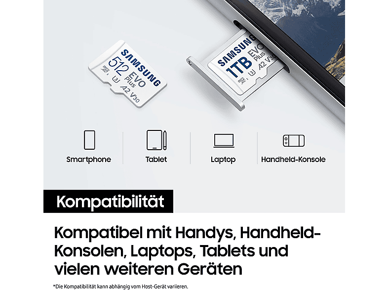 Thumbnail - SAMSUNG EVO Plus (2024), Micro-SD Speicherkarte, 128 GB, 160 MB/s