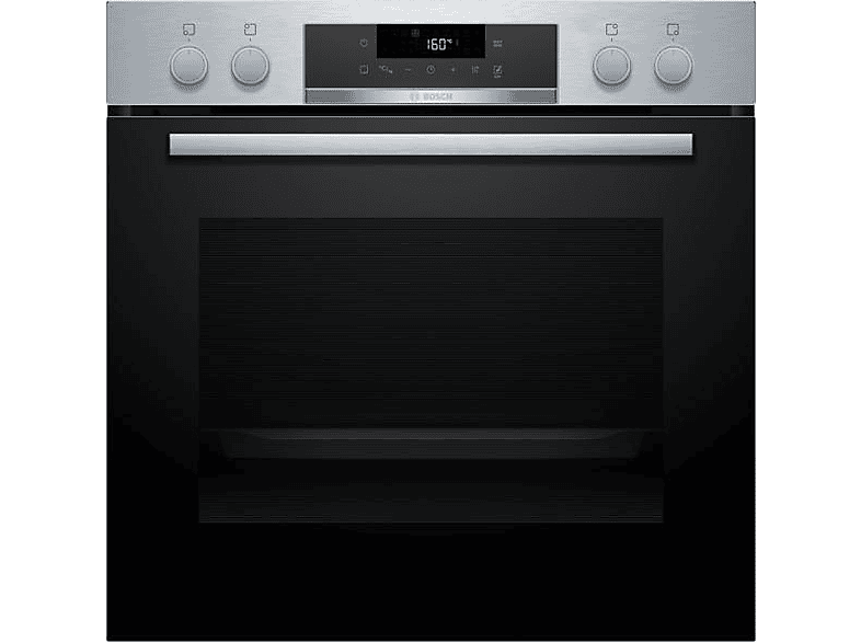 BOSCH HND271AS64 Serie 2/ 4, Einbaubackofenset (Glaskeramikkochfeld, A+, 71 l)