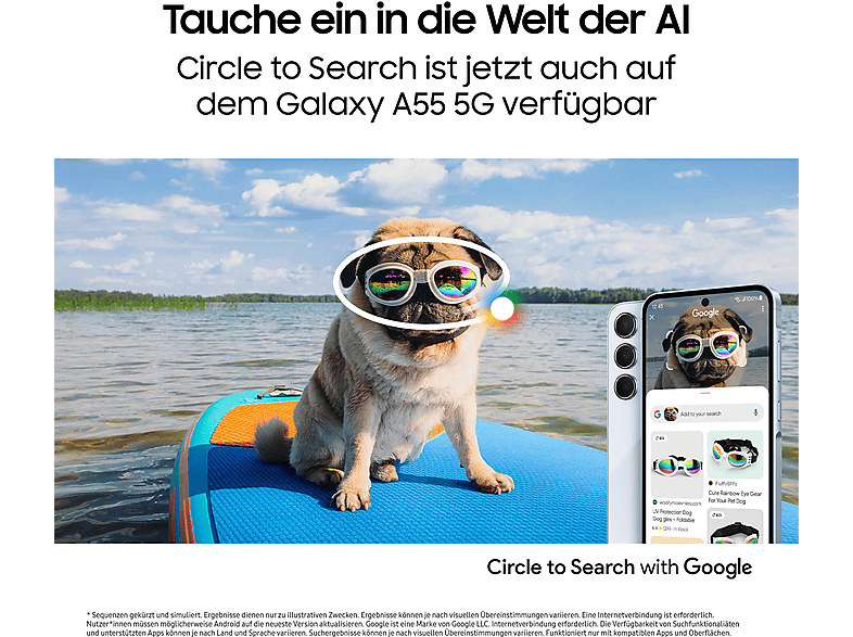 SAMSUNG Galaxy A55 5G + Watch FE 128 GB Awesome Navy Dual SIM