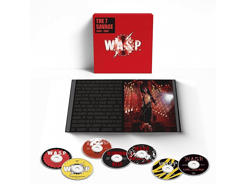 W.A.S.P. - The 7 Savage (7CD+Hardbook Boxset) [CD]