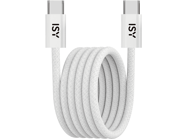 ISY IUC-5400-WT Magnetisches USB-C Kabel, 1 m