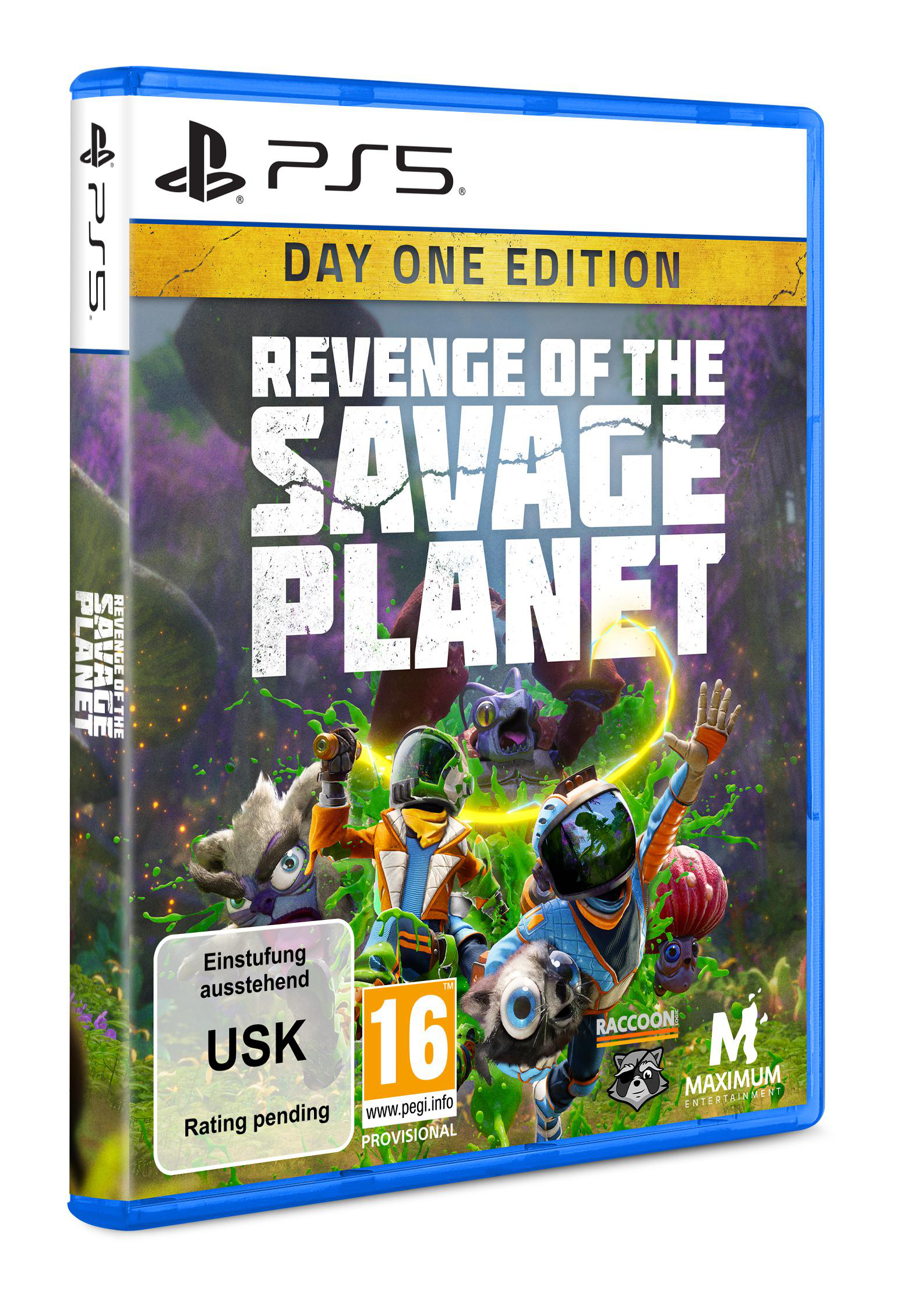 Eine PS5-Spielbox mit Charakteren auf der Vorderseite.