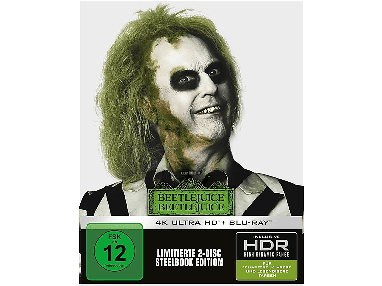 Beetlejuice Beetlejuice 4K Ultra HD Bluray + Bluray MediaMarkt