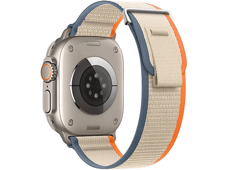 PIILI Apple Watch 42-44-45-46-49 mm Urban Active Akıllı Saat Kayışı Bej