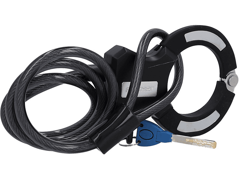 FISCHER RK120/10 Kabelschloss (Schwarz)