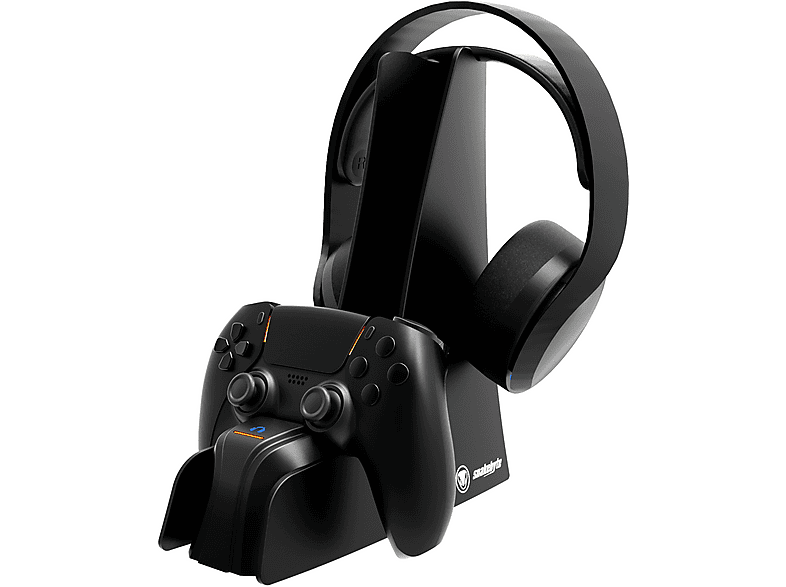 Thumbnail - SNAKEBYTE PS5 COMBO CHARGE 5, All-in-One-Lade und Aufbewahrungslösung, Schwarz