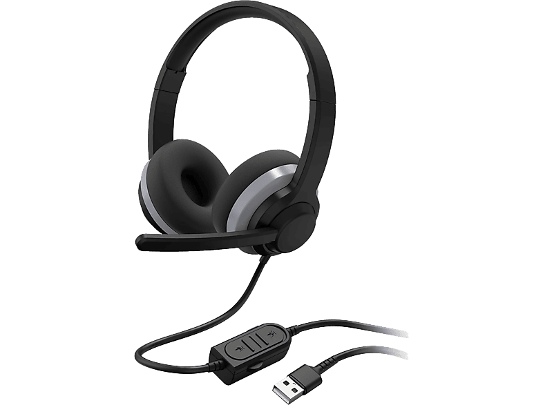 ISY IHS 7100-1, On-ear Office Headset Schwarz