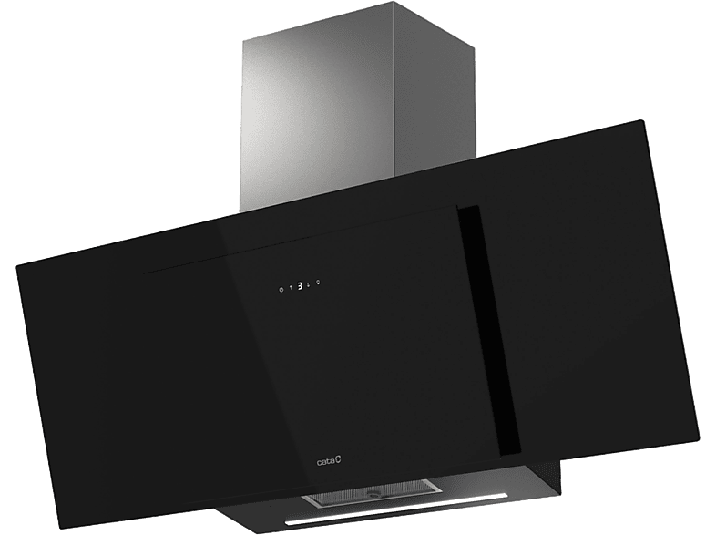 Cata THALASSA PRO 1200GBK, 6 Niveles de Extracción, 842 m³/h, 120 cm Ancho, Tira LED, Temporizador, Negro