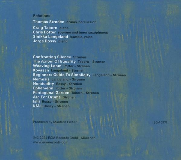 Eine Liste von Namen und Titeln auf blauem Hintergrund mit Text oben und unten.