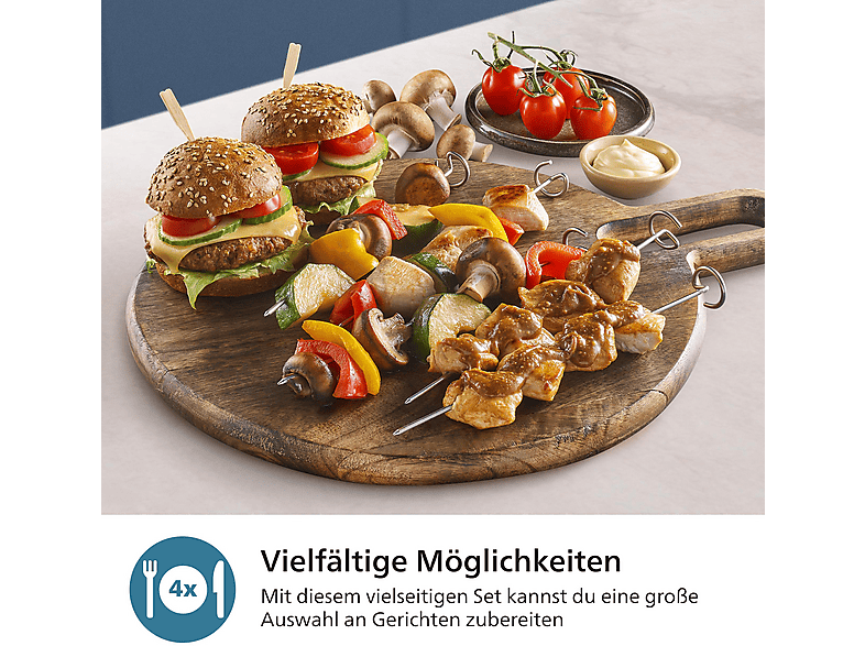 Philips HD9920/00 Airfryer Zubehör Grillrost zum Kochen auf 2 Ebenen — Foto 2 von 5