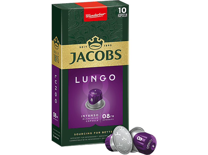 Kapsułki JACOBS LUNGO 8 INTENSO 10 porcji – zdjęcie 2