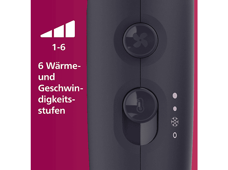 Thumbnail - PHILIPS BHD351/10 3000 Series Haartrockner Grau (2100 Watt)