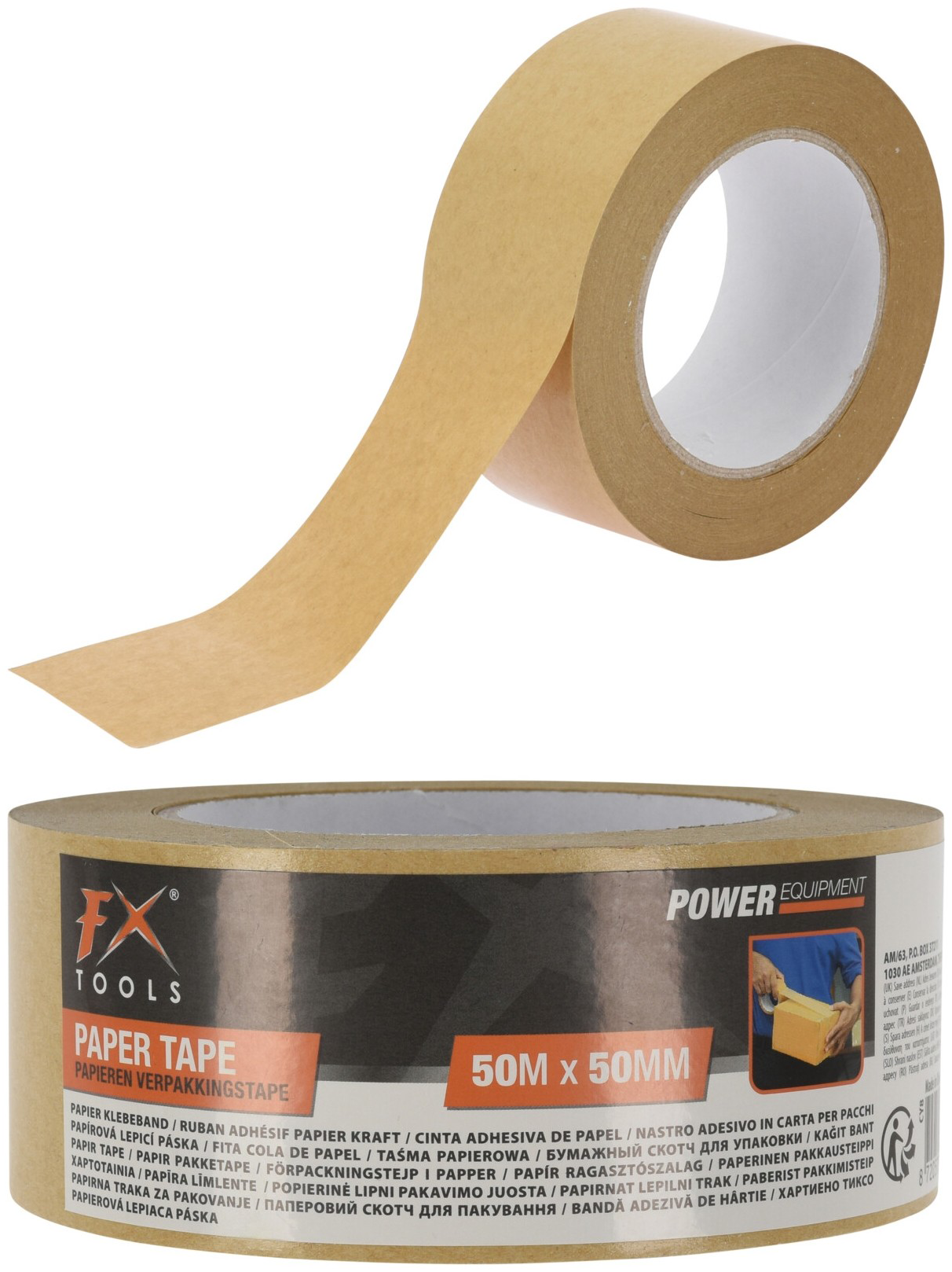 ENTAC Barna Ragasztószalag 50 m x mm (CY8001360)