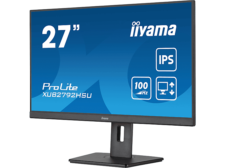 Thumbnail - IIYAMA ProLite XUB2792HSU-B6 27 Zoll Full-HD Business Monitor (0,4 ms Reaktionszeit, 100 Hz)