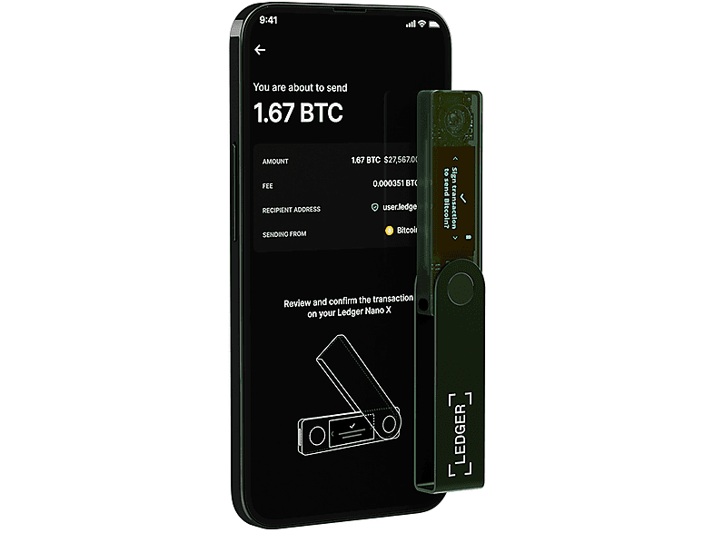 LEDGER Nano X Zümrüt Yeşili Kripto Donanım Cüzdanı Fiyat & Özellik