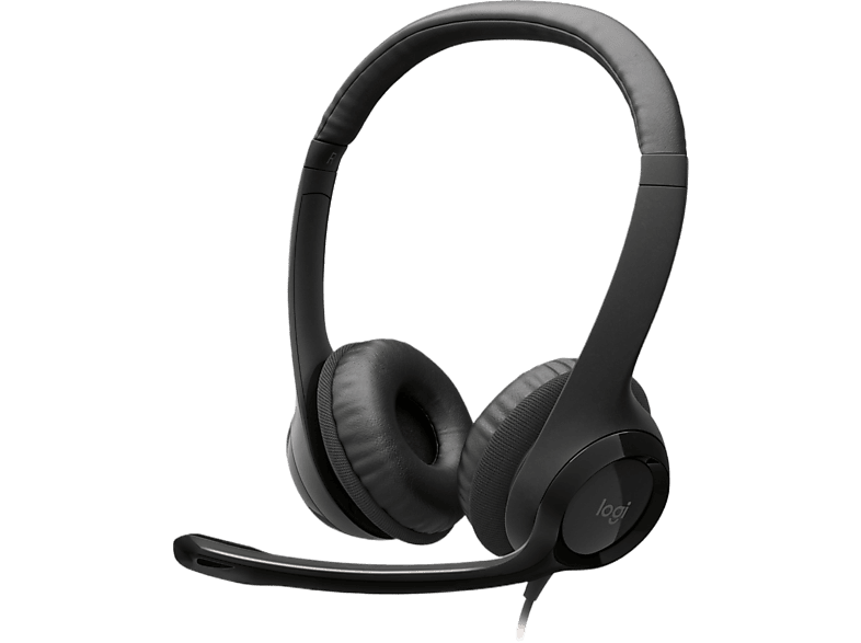 Logitech Headset H390 Zwart (981-000406)