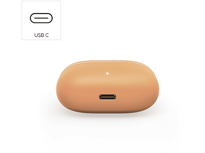 Hama Bluetooth-Kopfhörer "Freedom Light II", TWS, Earbuds, Sprachsteuerung, Orange; True Wireless Kopfhörer — Foto 5 von 5