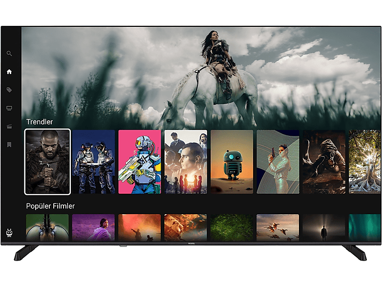 VESTEL 75UT9740 75 inç 189 Ekran Dahili Uydu Alıcılı 4K Smart LCD TV