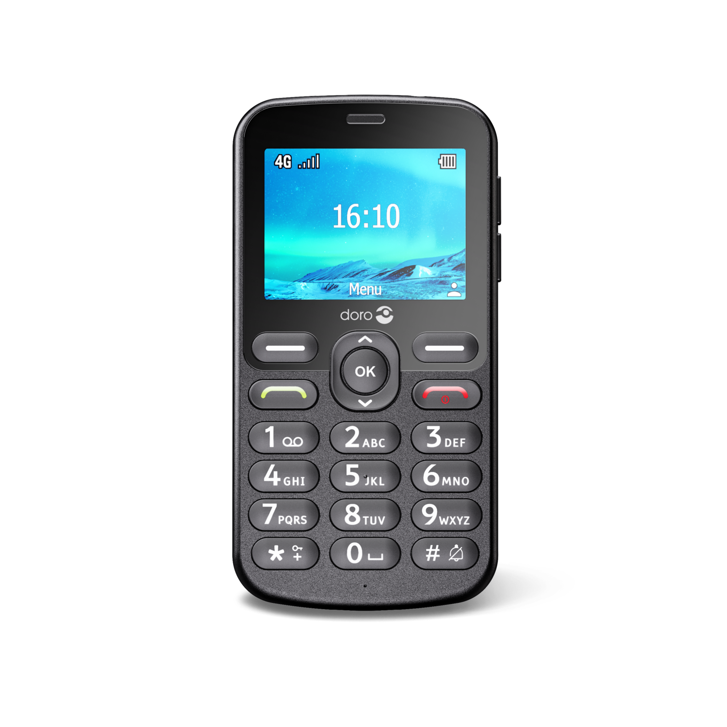 Doro 1880 Eenvoudige Gsm - 4g Zwart 17 Mb