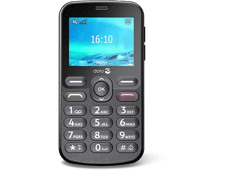 Doro 1880 Eenvoudige Gsm - 4g Zwart