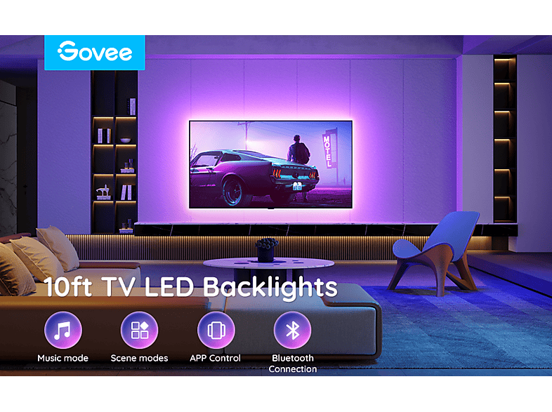 Govee TV-LED-Hintergrundbeleuchtung; TV-Hintergrundbeleuchtung — Foto 5 von 5