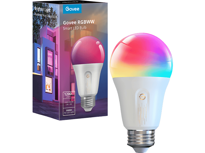Govee RGBWW Smart LED Bulb (1 Pack) E27; LED Glühbirne