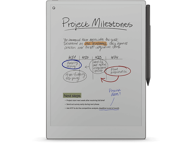 Thumbnail - REMARKABLE RM81C-1000NW Paper Pro + MarkerPlus Grafiktablet, Schwarz