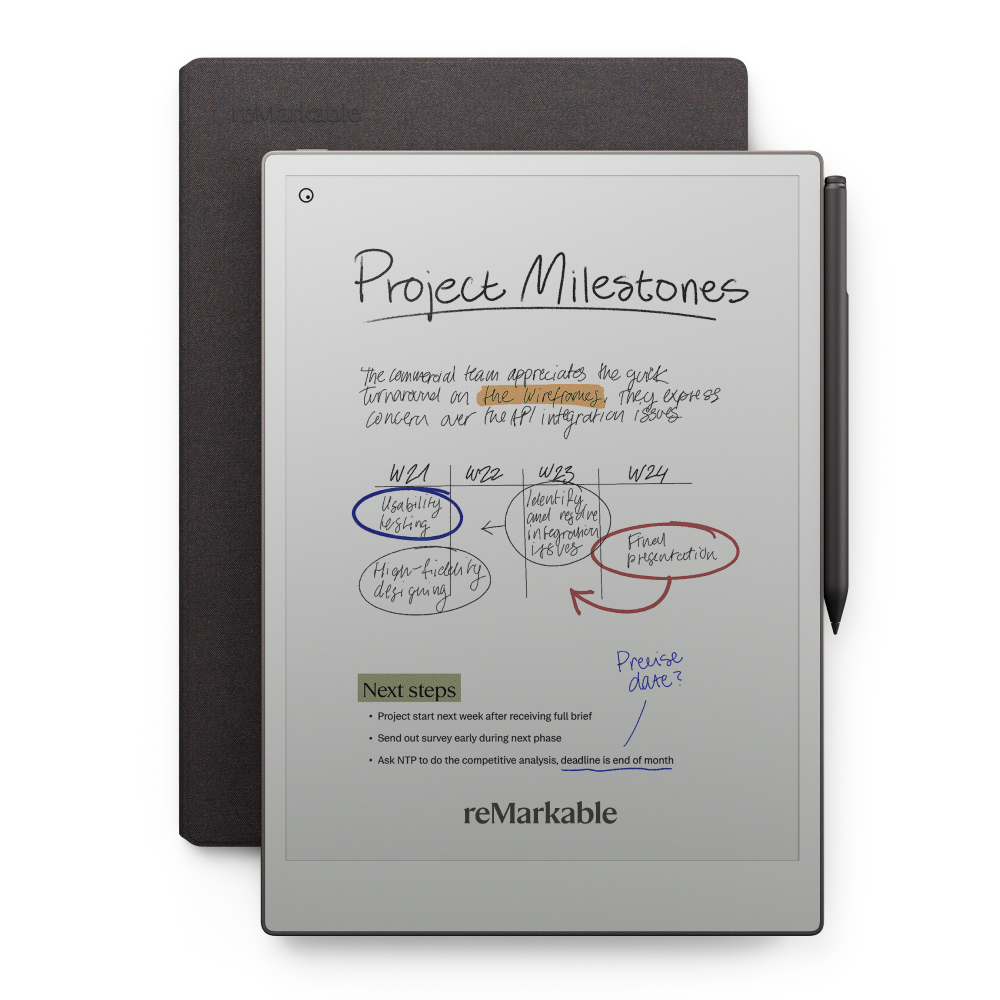 REMARKABLE RM83C-1001NW PaperPro + MarkerPlus + Book Folio Pro ...